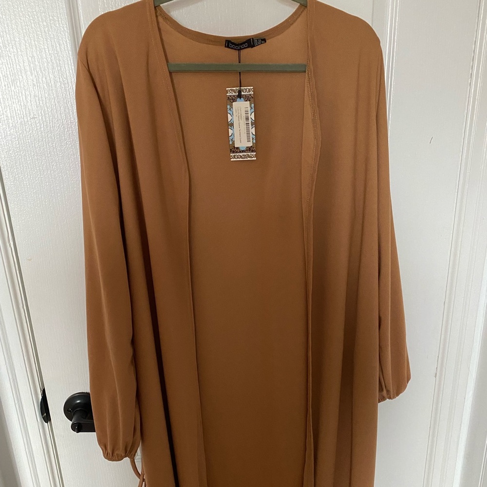 Boohoo Balloon Sleeve Duster Maternity